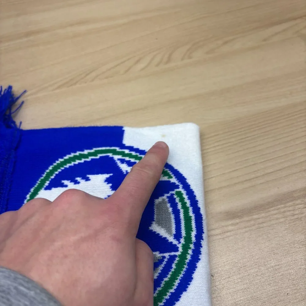 Minnesota Timberwolves Scarf Blue White NBA Basketball‎ 1989